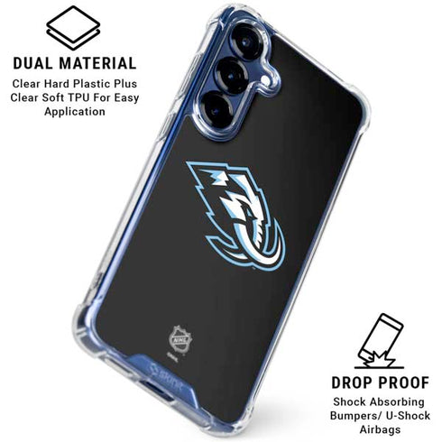NHL Utah Mammoth Alternate Black Galaxy S25 Clear Case